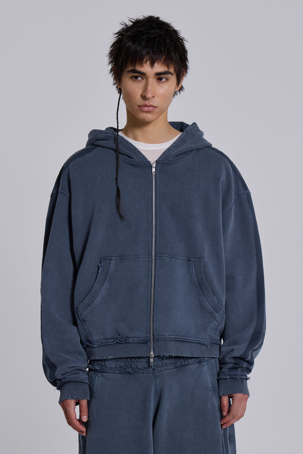 Blue Sporty Baggy Monster Hoodie