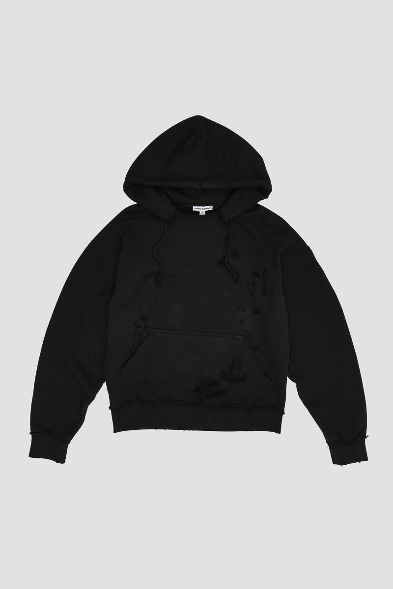 Pullover Bitten Hoodie in Black
