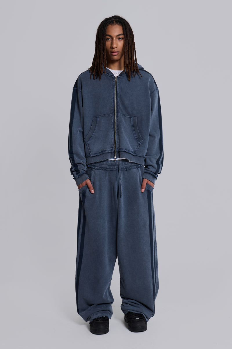 Blue Sporty Baggy Monster Hoodie