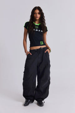 Black Parachute Cargo Pants – view 1