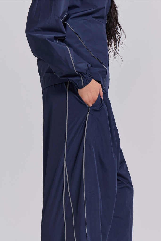 Navy Vapor Tracksuit Bottoms