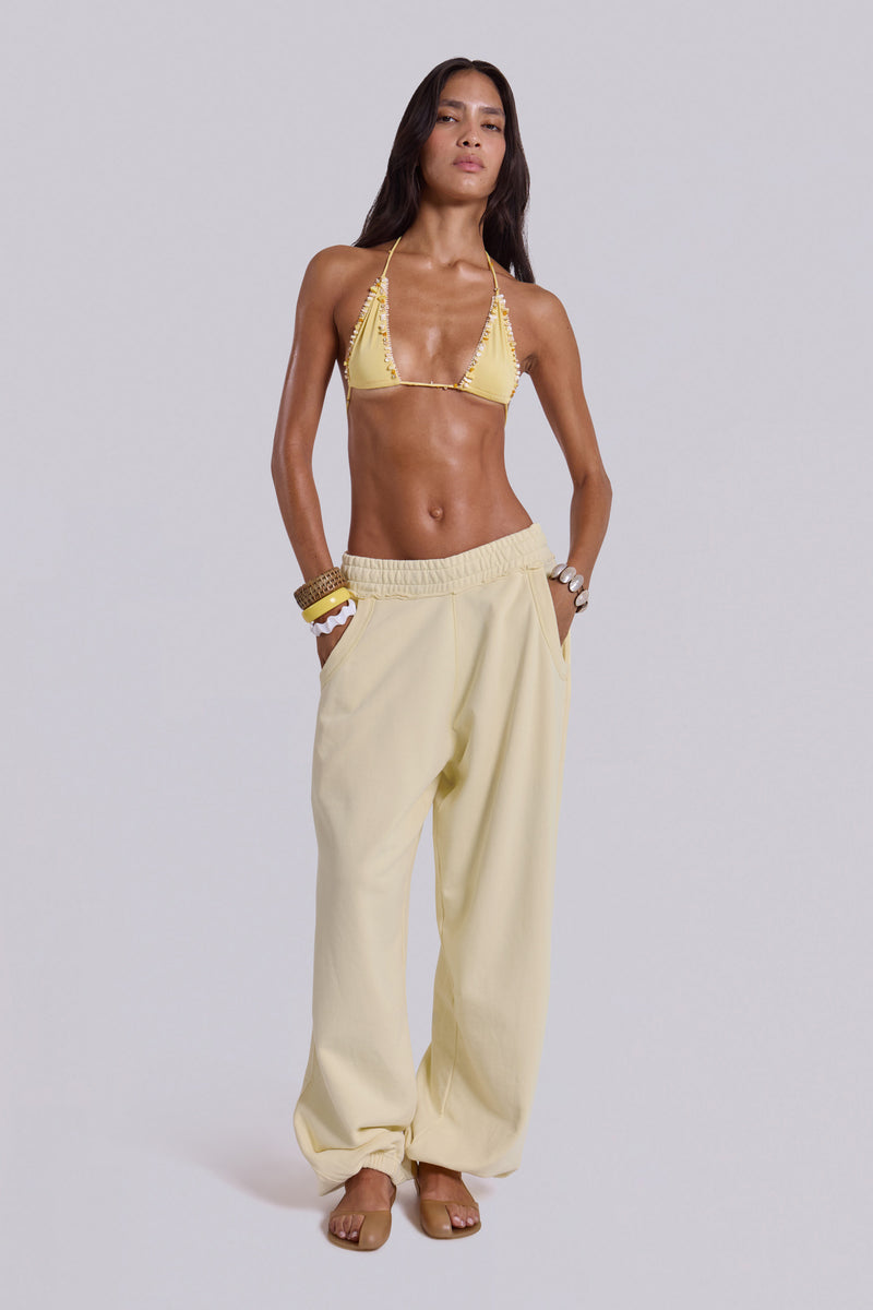 Custard Cuffed Baggy Monster Joggers