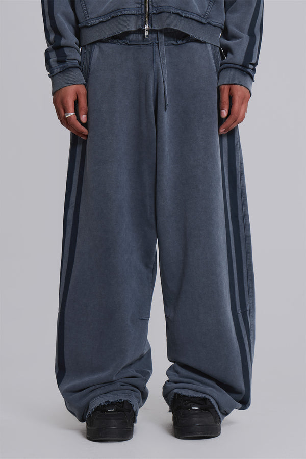 Blue Sporty Baggy Monster Joggers