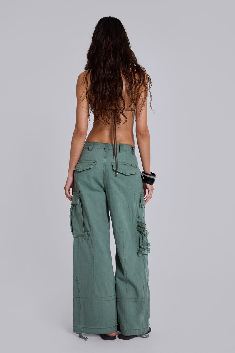 Utility Khaki Cargo Pants