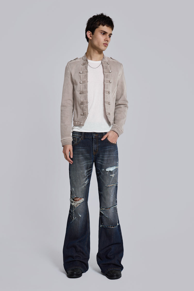 Rebel Military Jacket in Clay
