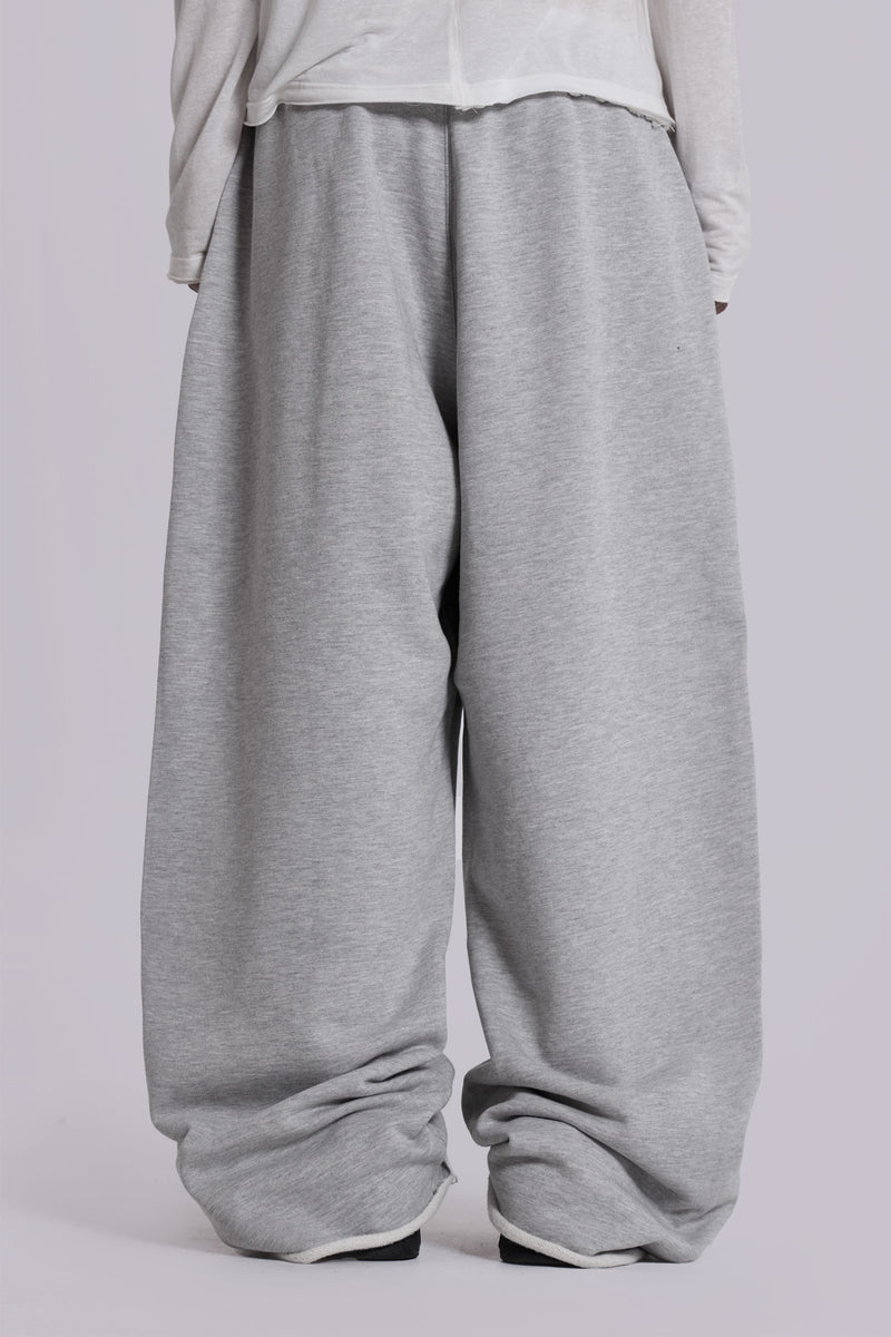 Grey Marl Baggy Monster Joggers