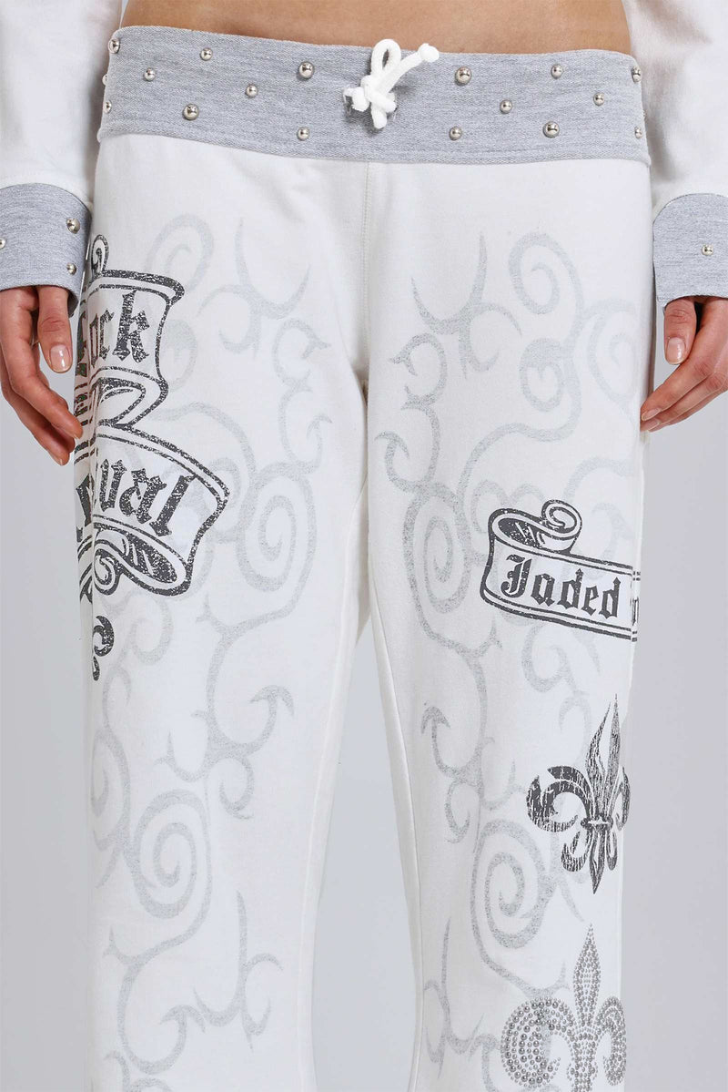 Rock Revival Graphic Studded Joggers