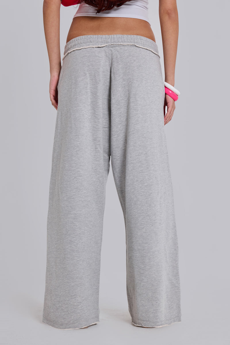 Grey Marl Baggy Monster Joggers
