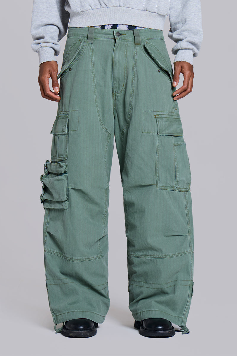 Utility Khaki Cargo Pants