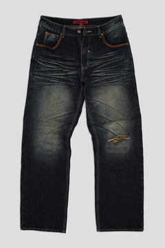 Frontier Straight Leg Jeans - W26 / Blue
