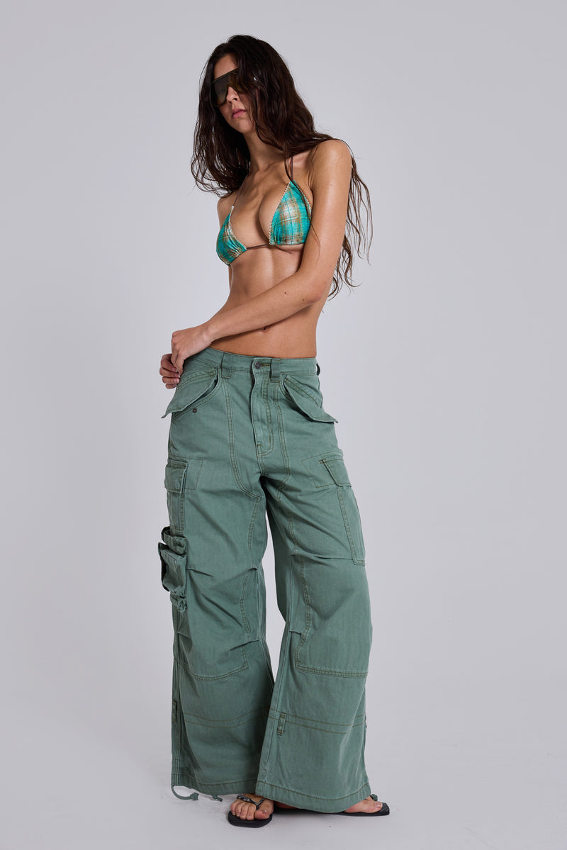 Utility Khaki Cargo Pants