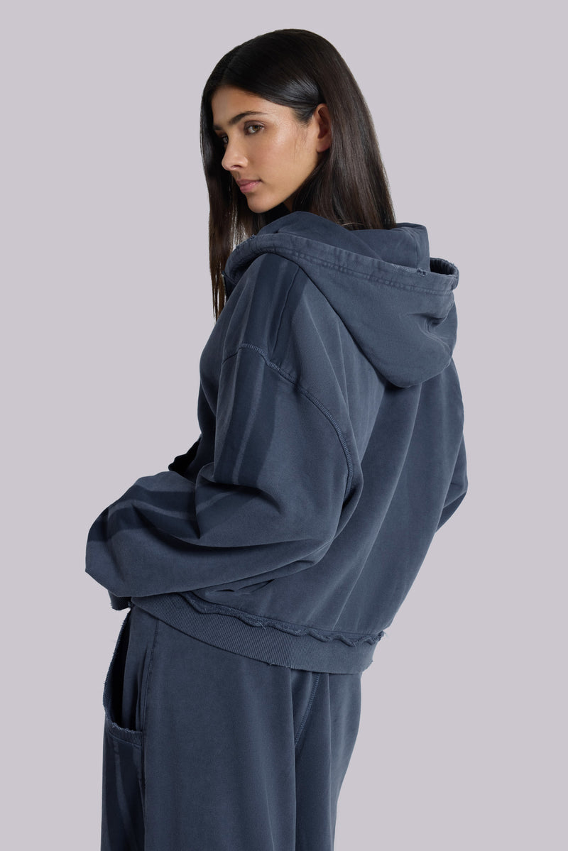 Blue Sporty Baggy Monster Hoodie