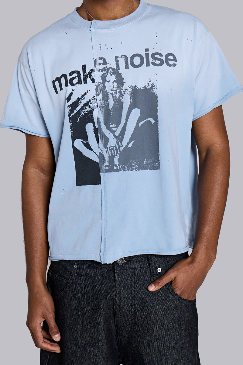 Make Noise Spliced Cropped T-Shirt