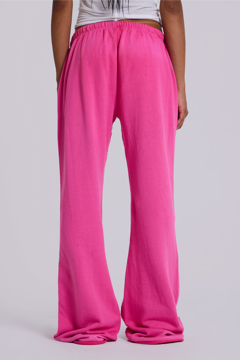 Cleo Slouchy Bootcut Jogger in Pink