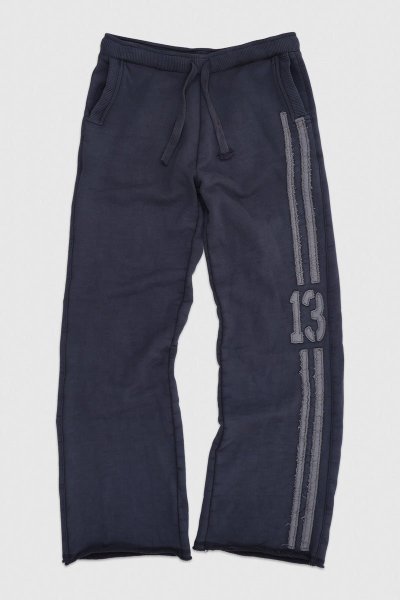 13 Stripe Straight Jogger in Charcoal – view 1