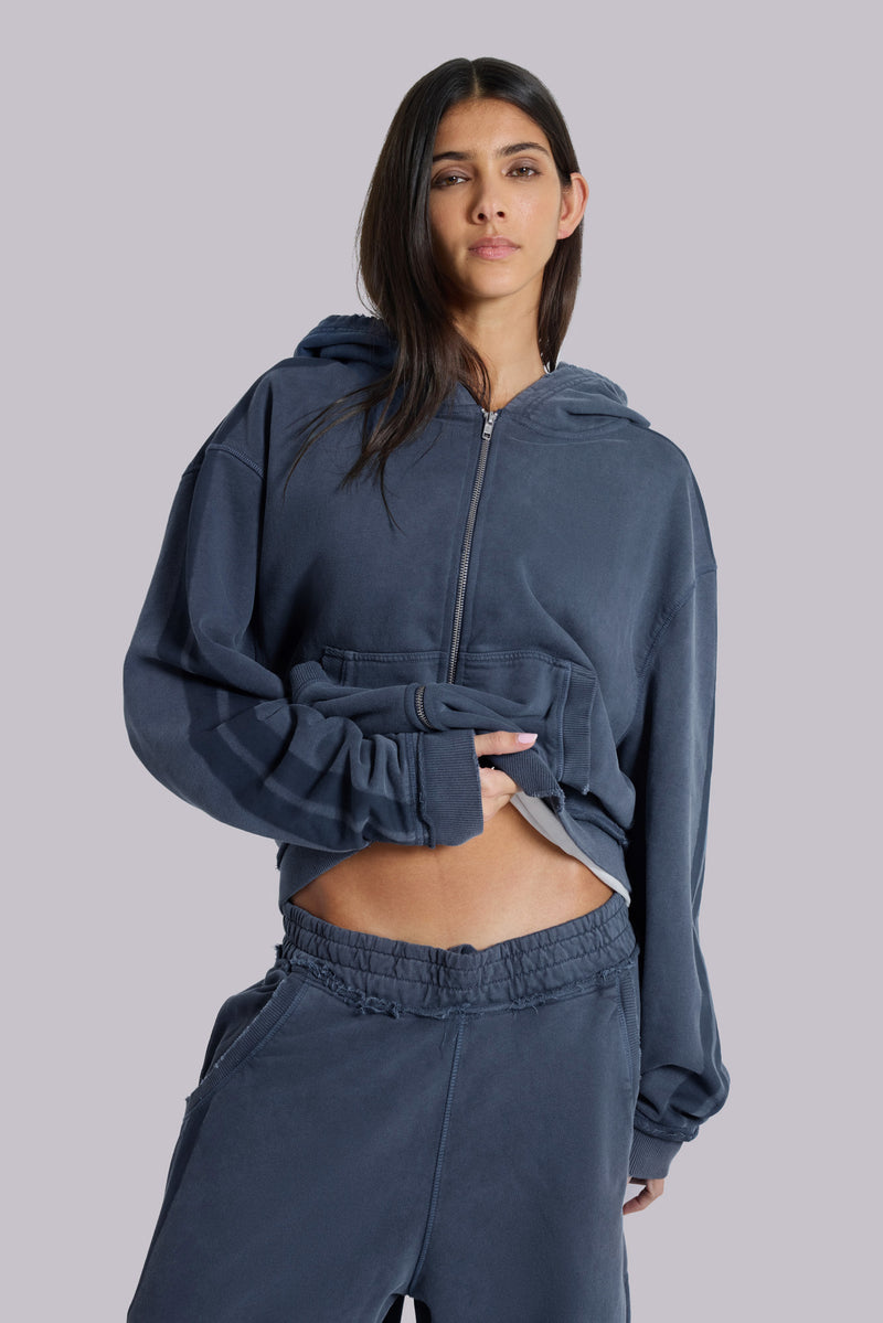 Blue Sporty Baggy Monster Hoodie