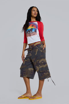 Guerilla Camo Baggy Shorts - W25 / Camo