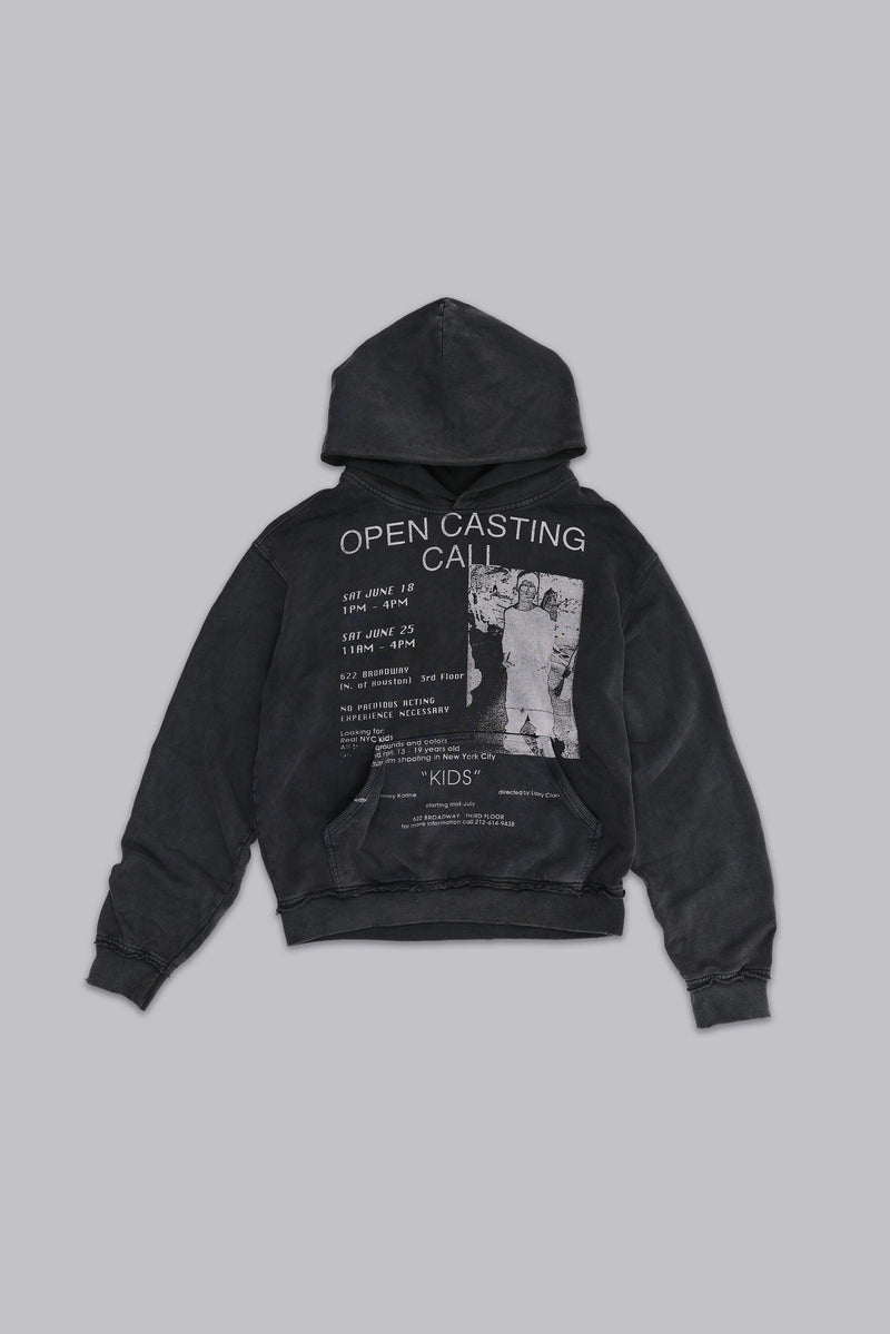 Open Casting Black Hoodie
