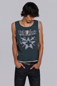 Violent Grace Ribbed Vest - XXS / Grey