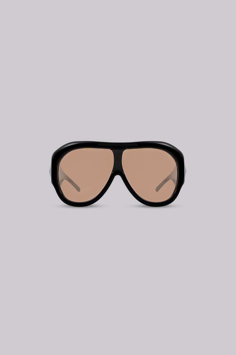Noctra XL Stud Sunglasses in Amber