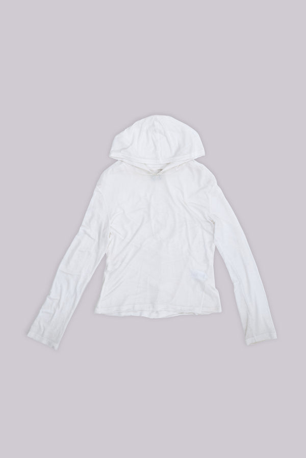 White Marl Mist Hoodie