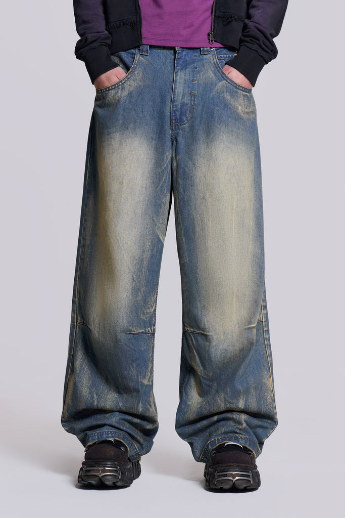 Blue Ethereal Colossus Jeans