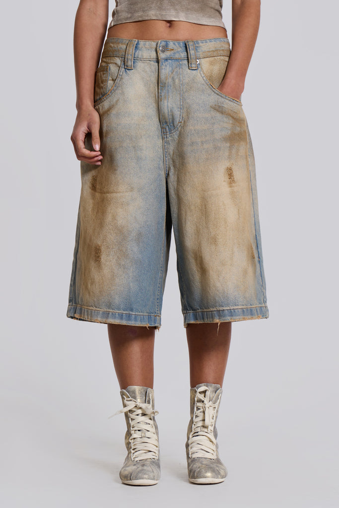 Mud Wash Colossus Jorts