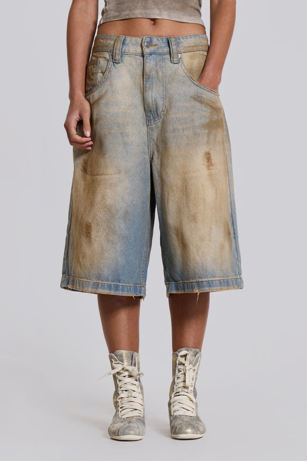 Mud Wash Colossus Jorts