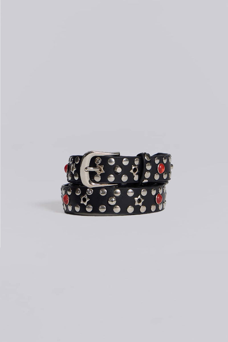 Black Starstud Belt