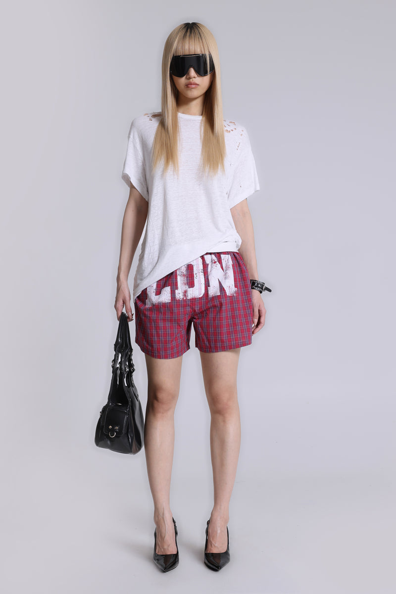Red Check LDN Boxer