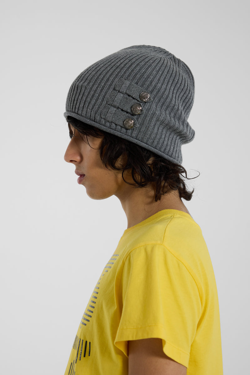 Drummer Slouchy Knit Beanie