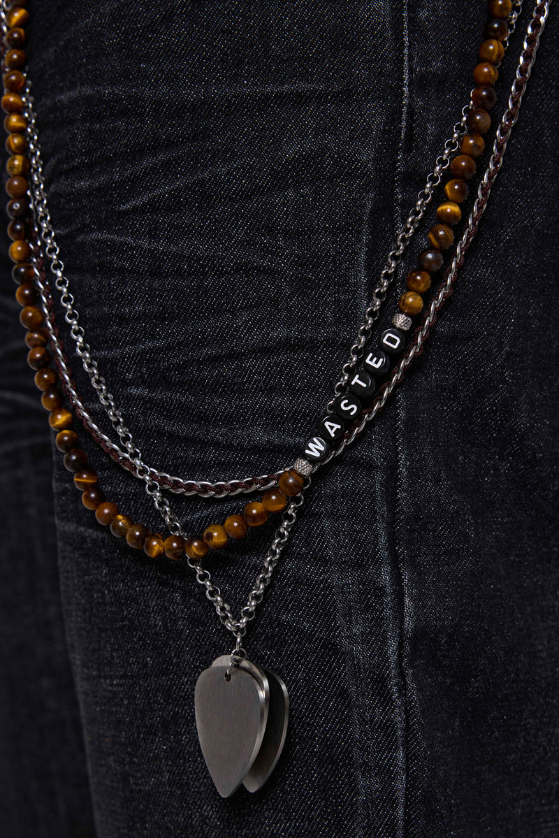 Wasted 2 in 1 Wallet Chain