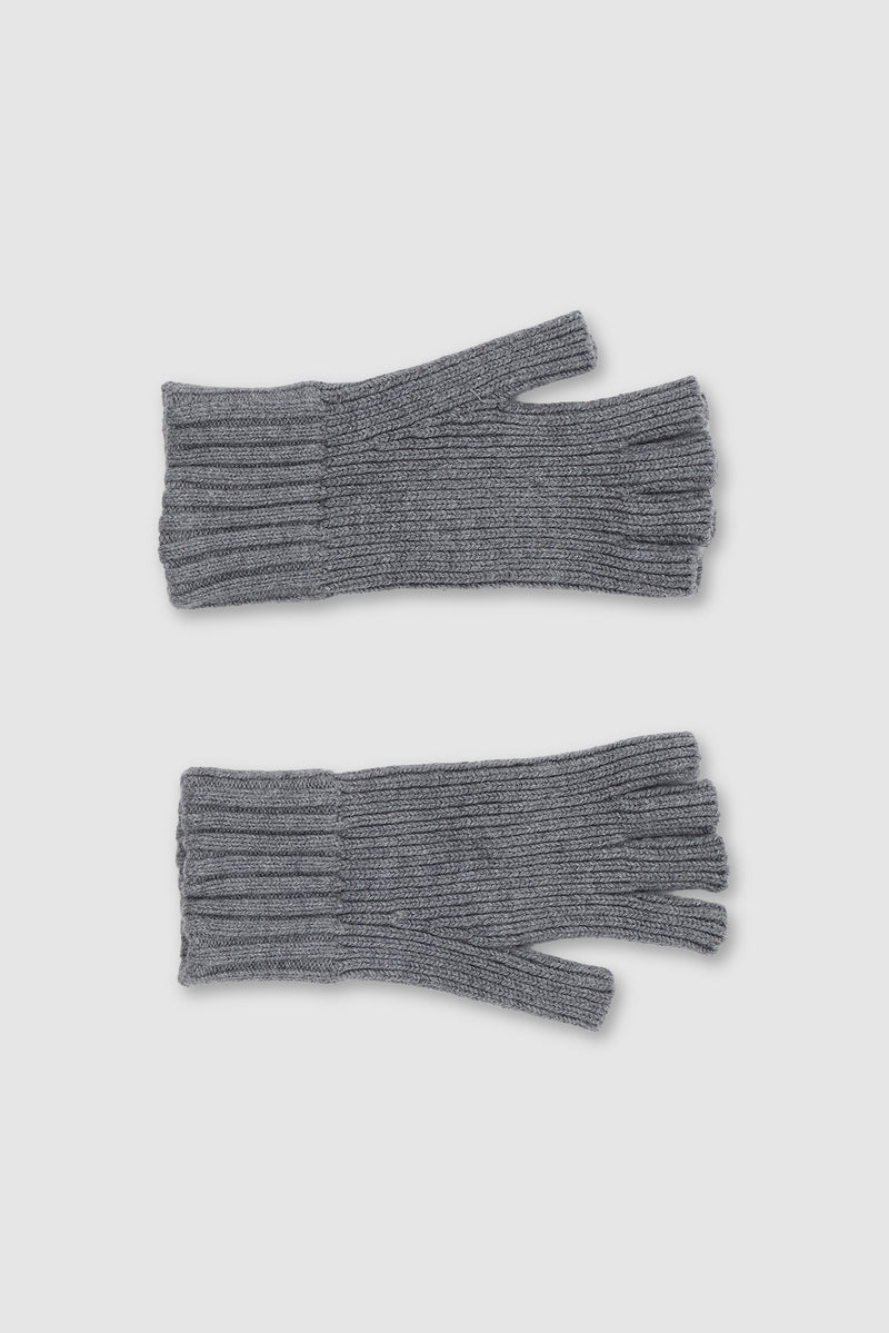 Grey Drummer Fingerless Gloves