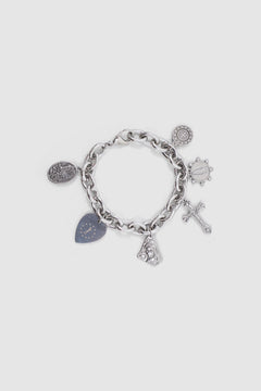 Silver XL Charm Bracelet - VIENAS DYDIS / Sidabras