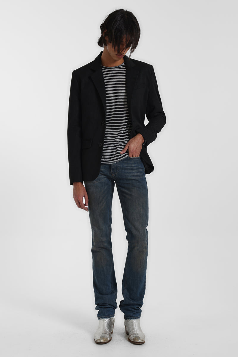 Libertine Pinstripe Slim Fit Blazer