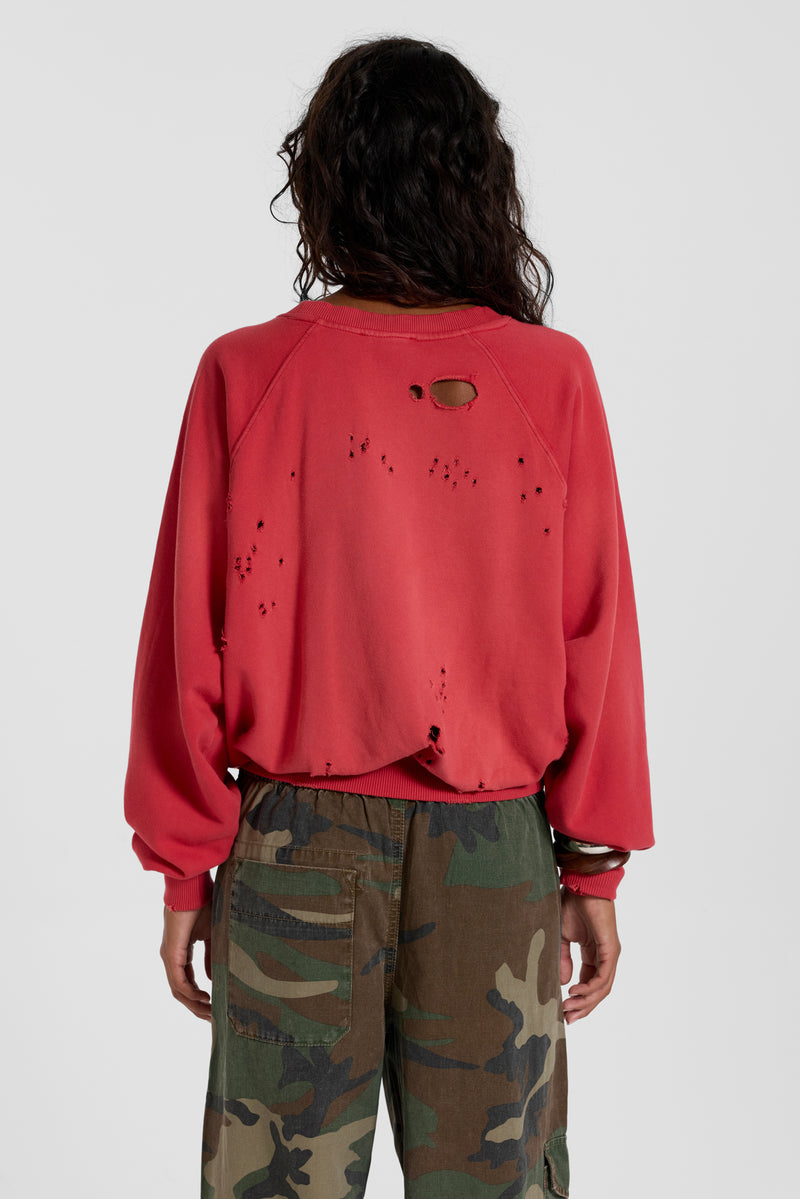 Red Sun Fade Crewneck – view 2