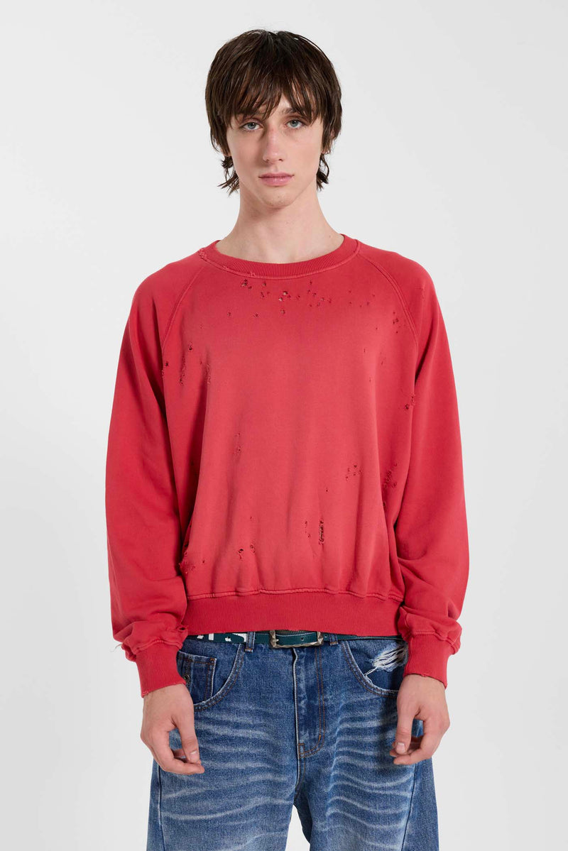 Red Sun Fade Crewneck – view 3