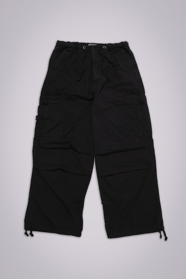 Black Parachute Cargo Pants