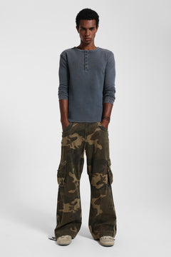 Camo Trooper Cargo Pants - W28 / Khaki