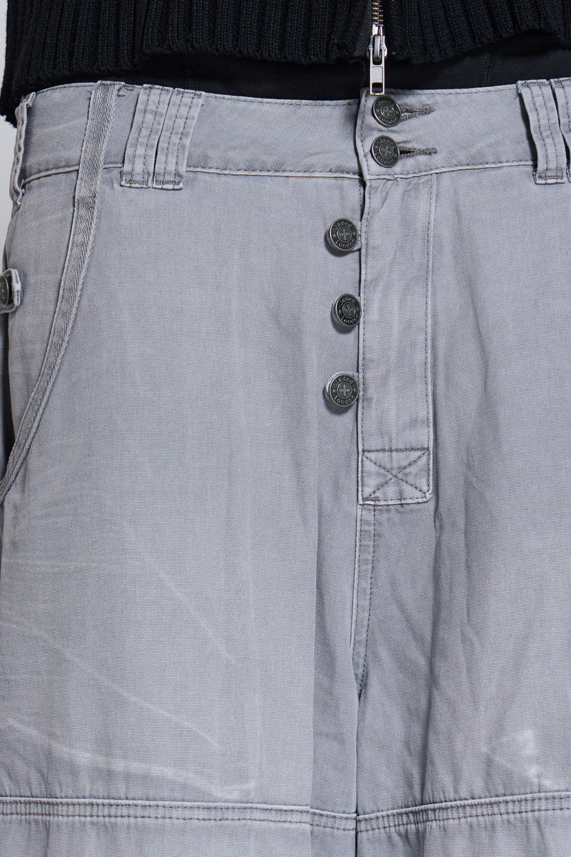 Washed Grey Decoy Cargos