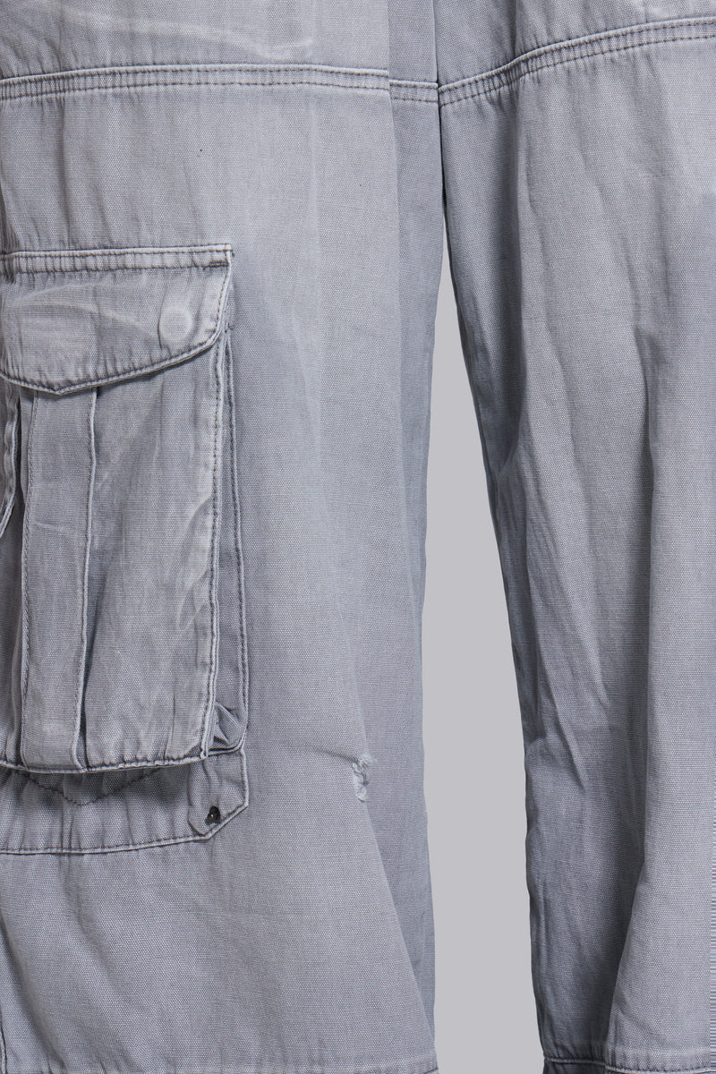 Washed Grey Decoy Cargos