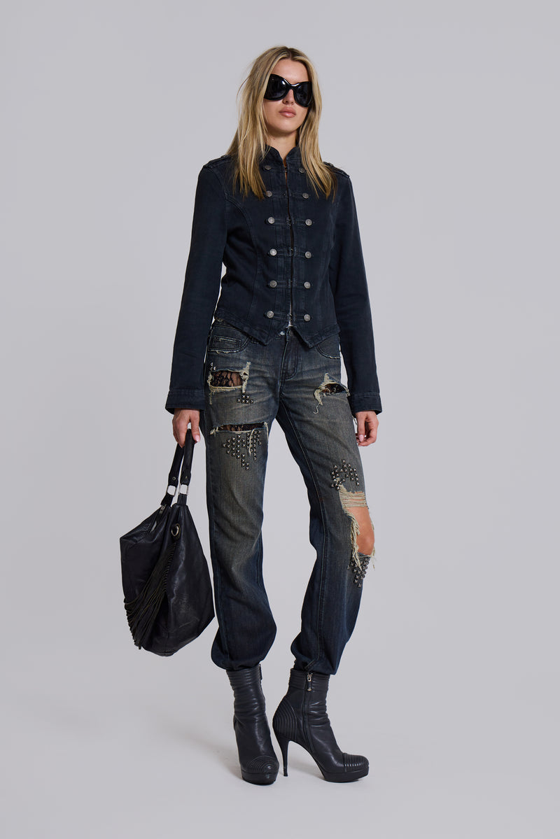 Washed Black Rebel Jacket