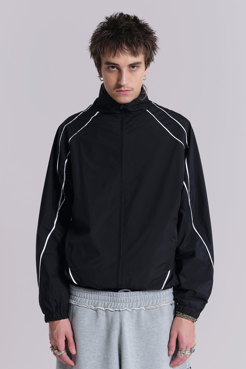 Black Vapor Tracksuit Top