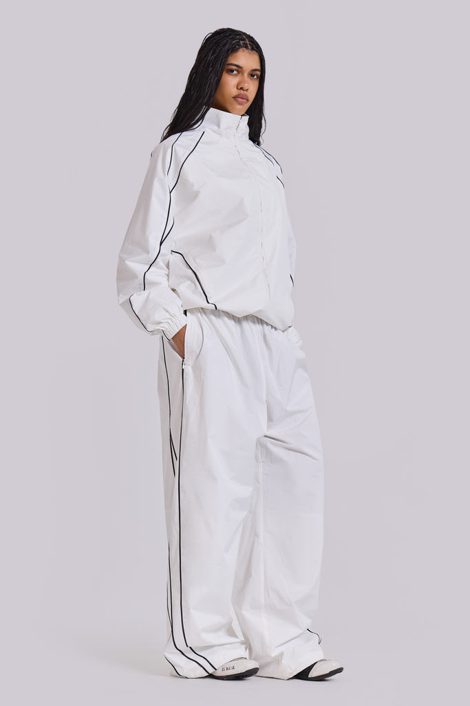 White Vapor Tracksuit Top