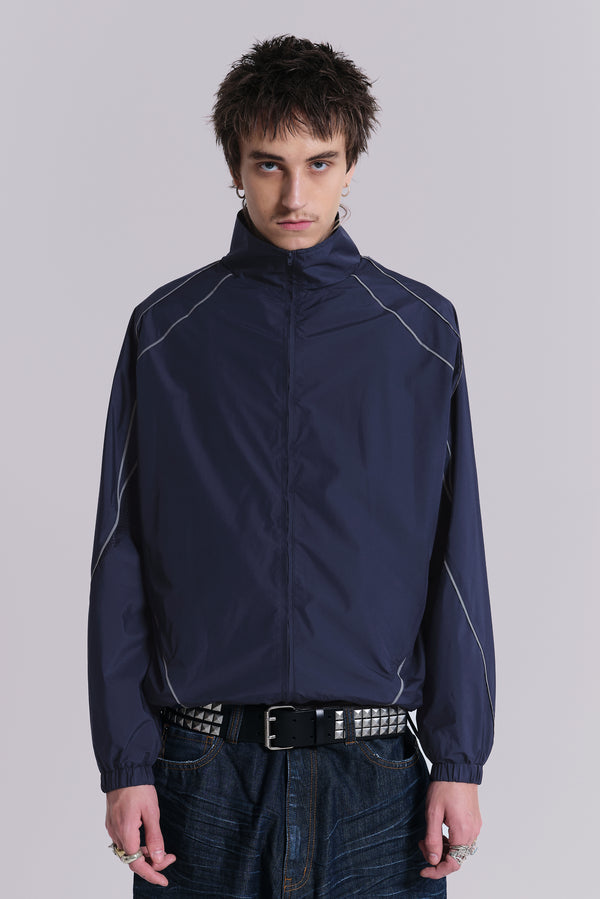 Navy Vapor Tracksuit Top