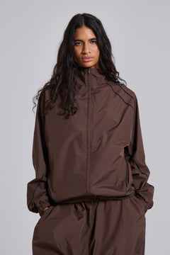Brown Vapor Tracksuit Top - XL / Brown