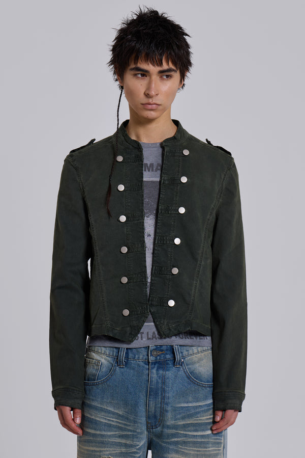 Rebel Military Jacket in Khaki