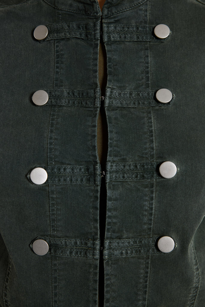 Rebel Military Jacket in Khaki