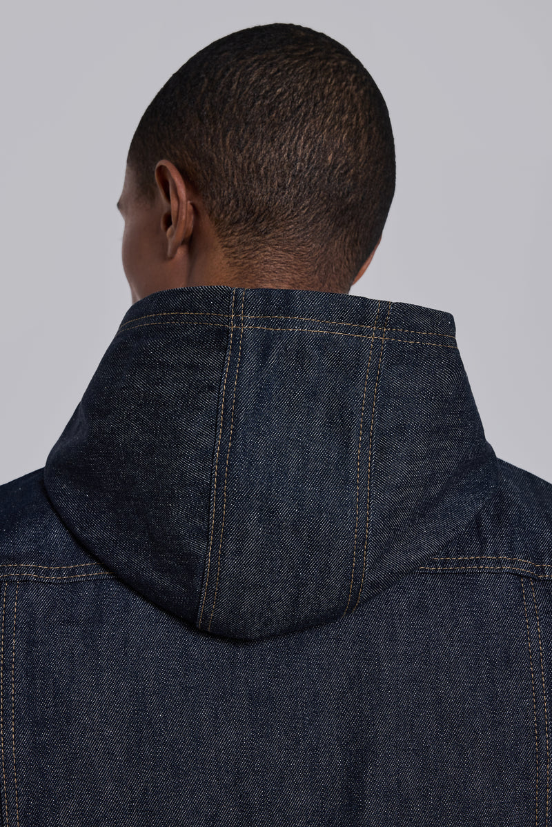 Indigo Bedrock Denim Jacket
