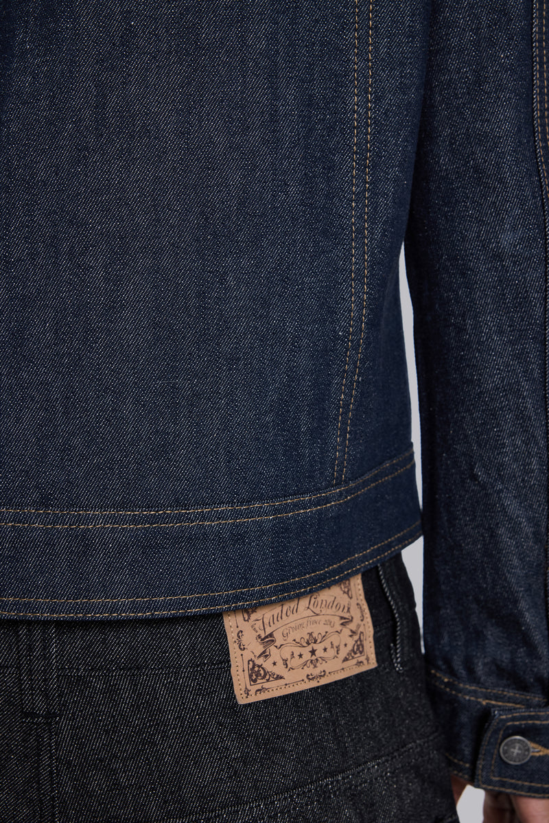 Indigo Bedrock Denim Jacket